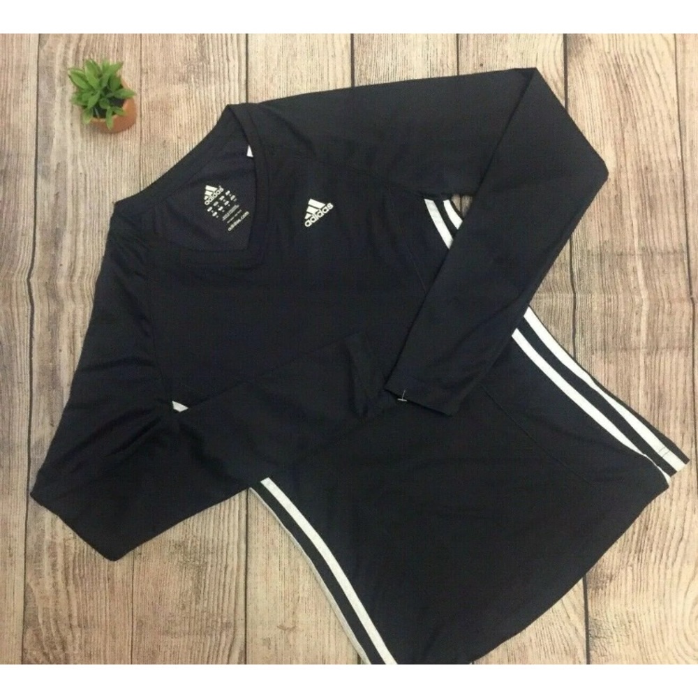 Adidas Athletic Dark Gray Long Sleeve Top S